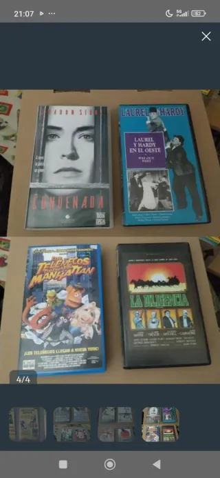 Películas VHS: Taxi Driver, Yentl, Apolo 13