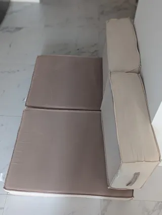 Cojines de espuma para palets.