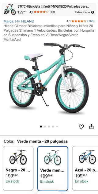Bici Hiland 20” 5-12 años