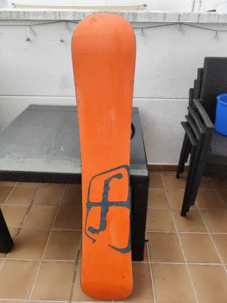 Tabla Snowboard con Fijaciones