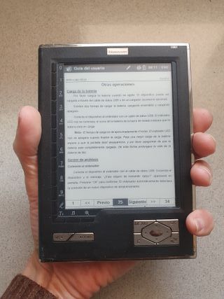 Lector e-Ink libros electrónicos