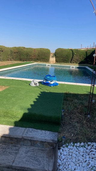Instalación lámina armada piscina