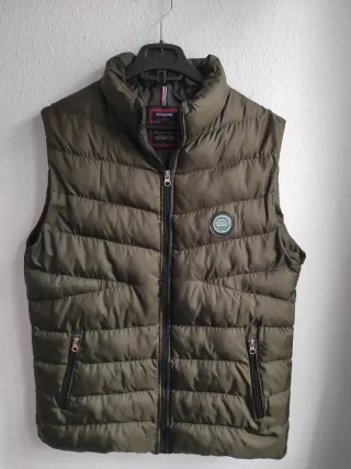 Chaleco acolchado verde Talla M