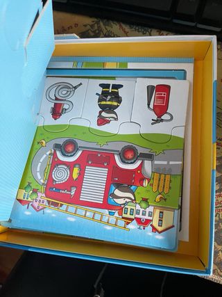 Puzzles de coches para bebés (6 piezas)
