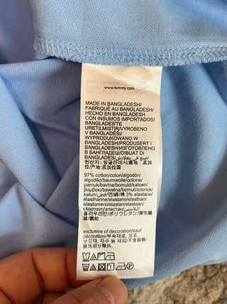 Polo Tommy Hilfiger Azzurro Taglia S