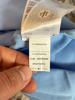 Polo Tommy Hilfiger Azzurro Taglia S