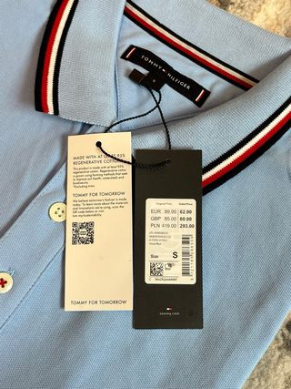 Polo Tommy Hilfiger Azzurro Taglia S