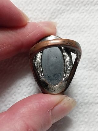 Anello Vintage Frammenti Conchiglia Multicolor