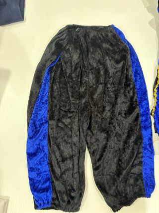 Disfraz Paje Azul y Negro Tallas 10-12 y 5-6