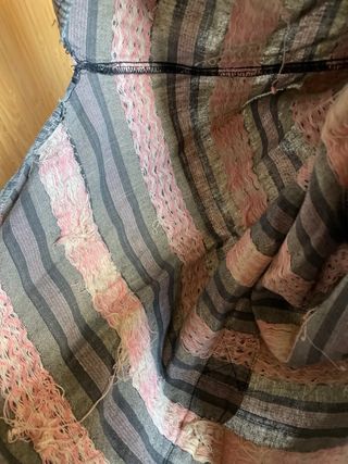 Camisa Étnica India Gris y Rosa