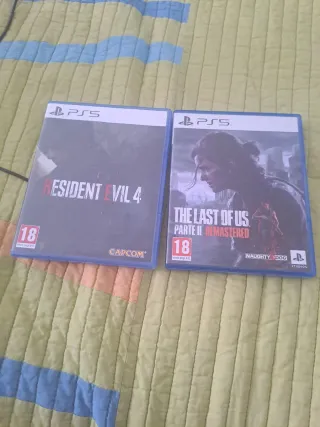 Resident Evil 4 y The Last of Us Parte II PS5