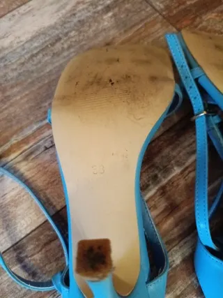 Sandali azzurri donna