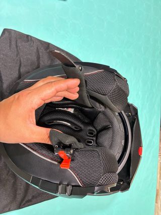 Casco Moto Modular LS2 Negro