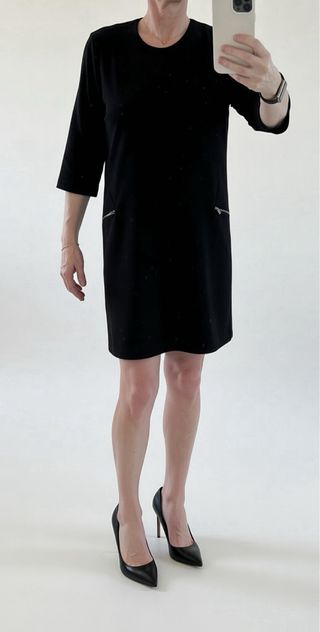 Vestido Negro Mango