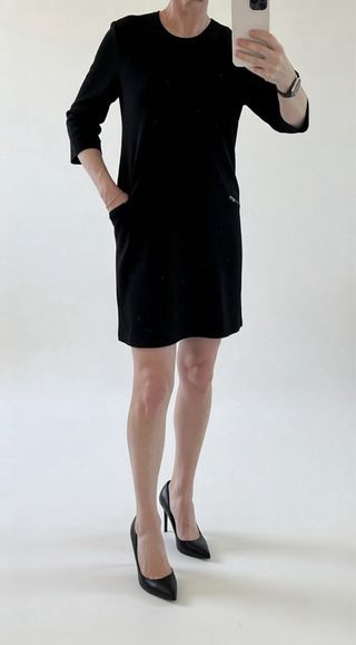 Vestido Negro Mango