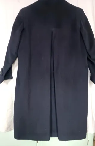 Cappotto Loden vintage Moessmer Lana Alpaca Blu