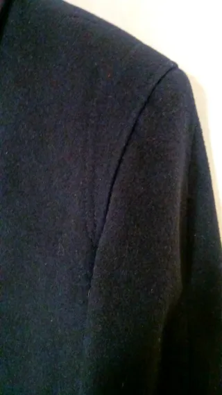 Cappotto Loden vintage Moessmer Lana Alpaca Blu