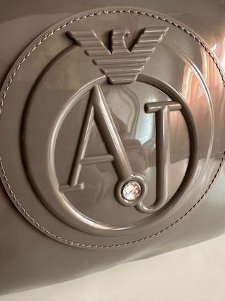 Borsa Armani Jeans Grigia in Charol
