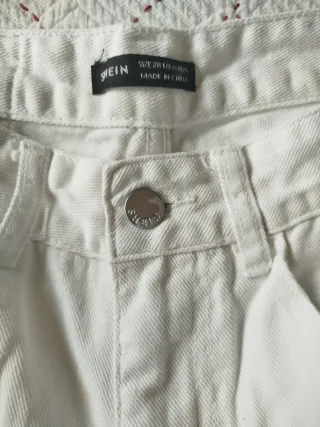 Jeans bianchi Shein size 28 EU 38 US 6