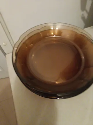 4 Platos Hondos Duralex Marrones