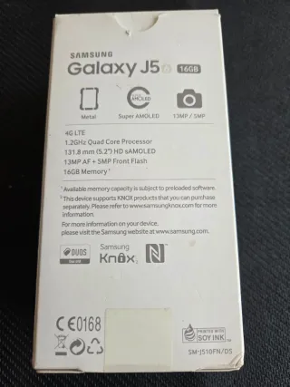 Samsung Galaxy J5 2016 Negro