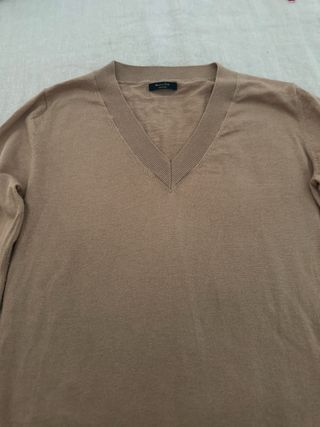 Jersey lana camel Massimo Dutti Talla XS