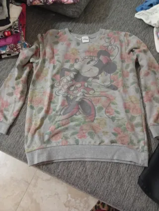 Felpa con stampa floreale