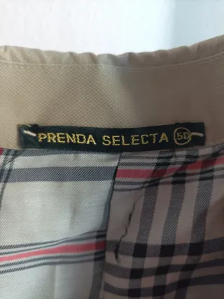 Gabardina vintage beige unisex- Estilo British.