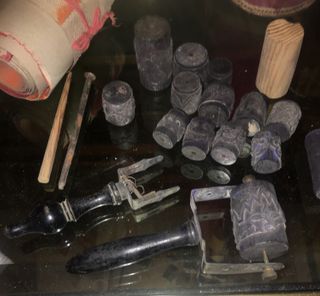 Antiguo mundillo o bolillero