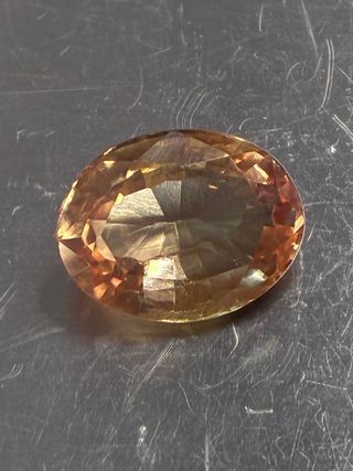 ZAFIRO PADPARASCHA OVAL 7.15Ct SRI-LANKA
