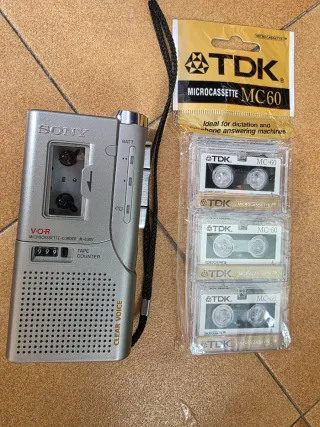 Grabadora Sony para colecciónistas"Leer"