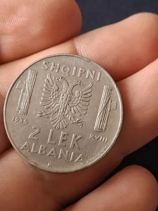 2 Lek 1939 Moneta