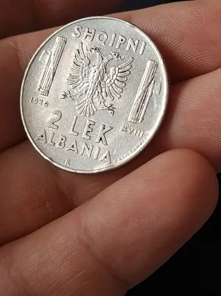 2 Lek 1939 Moneta