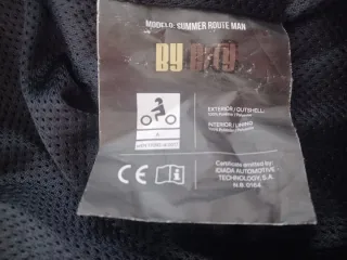 Chaqueta de moto By City con refuerzos