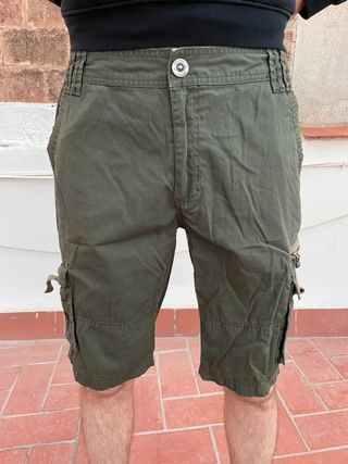 Pantalones cortos outdoor verde militar