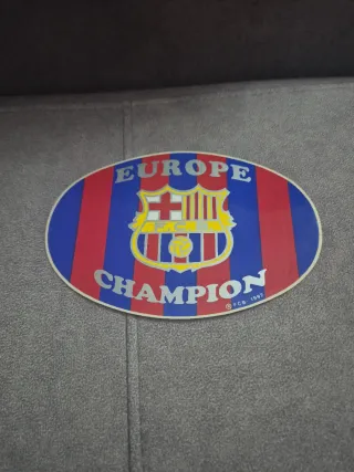 Pegatina y Pin FC Barcelona