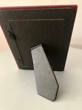 Portarretratos madera y metal