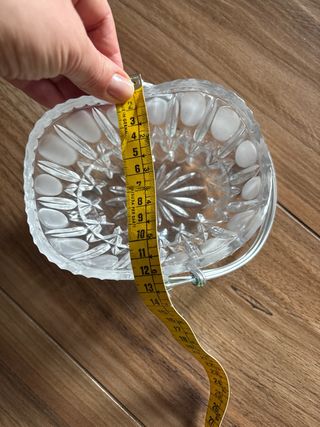 Centrotavola Vintage Vetro Cristallo