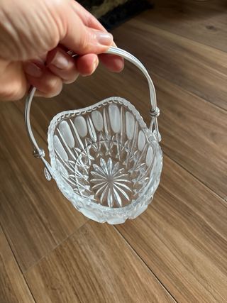 Centrotavola Vintage Vetro Cristallo