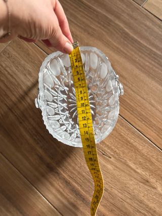 Centrotavola Vintage Vetro Cristallo