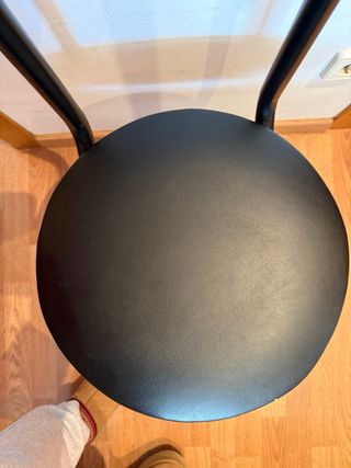 Sedia appendiabiti vintage nera