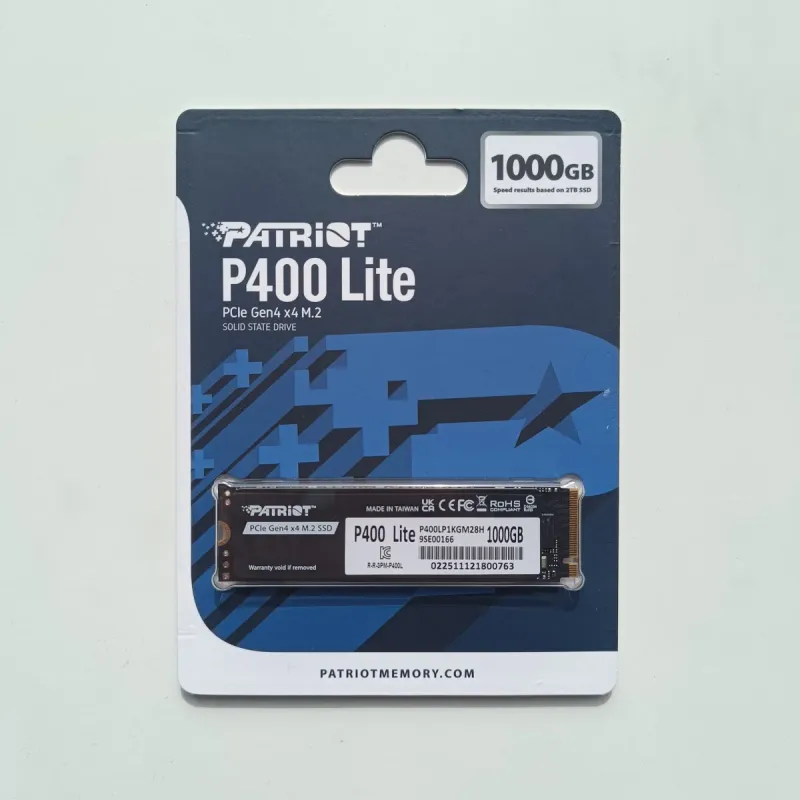 SSD Patriot P400 Lite 1TB NVMe Gen4 PRECINTADO