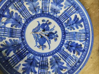 Juego de 3 Platos Decorativos Cerámica