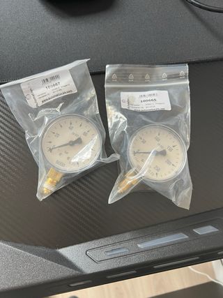 Manómetros WIKA nuevos (2 unidades)