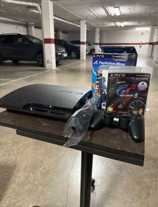 Consola PS3 Negra + Mando + 3 Juegos