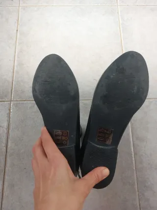 Botines negros piel