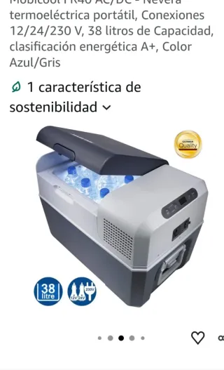 Nevera portátil 12V/24V/220V