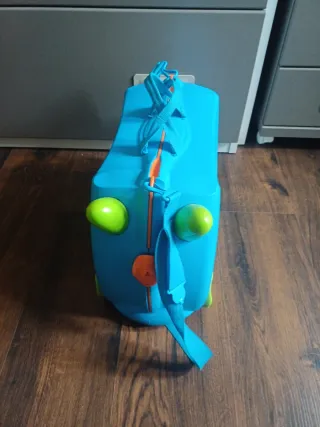 Maleta infantil Trunki azul y verde