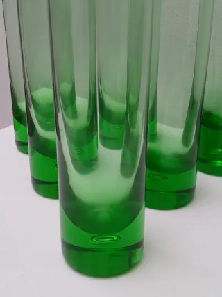 Set 6 Bicchieri Murano Vintage Verdi