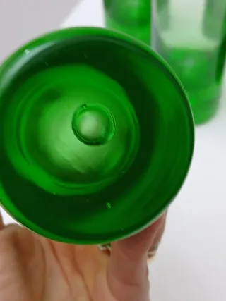 Set 6 Bicchieri Murano Vintage Verdi